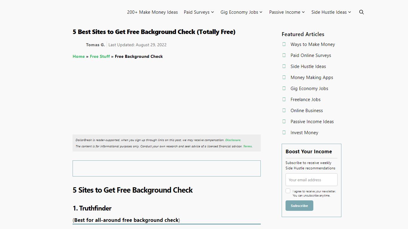 5 Best Sites to Get Free Background Check (Totally Free) - DollarBreak